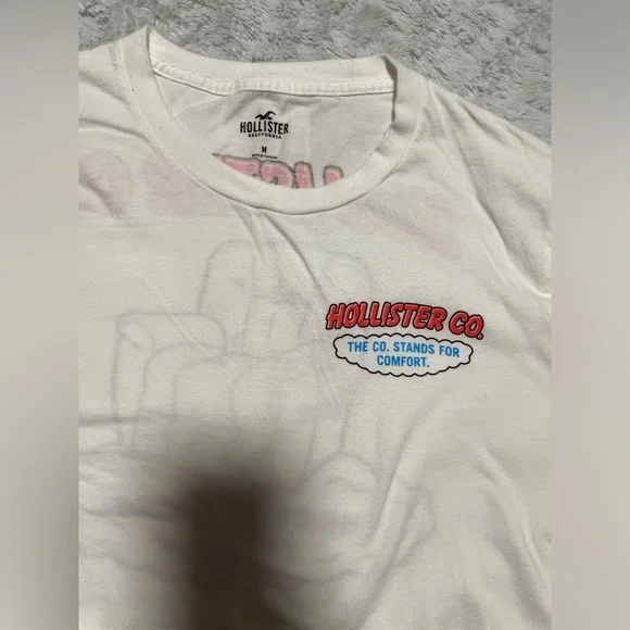 NWOT Unisex Hollister “The Co Stands For Comfort” Couch Graphic Long Sleeve - Picture 6 of 12
